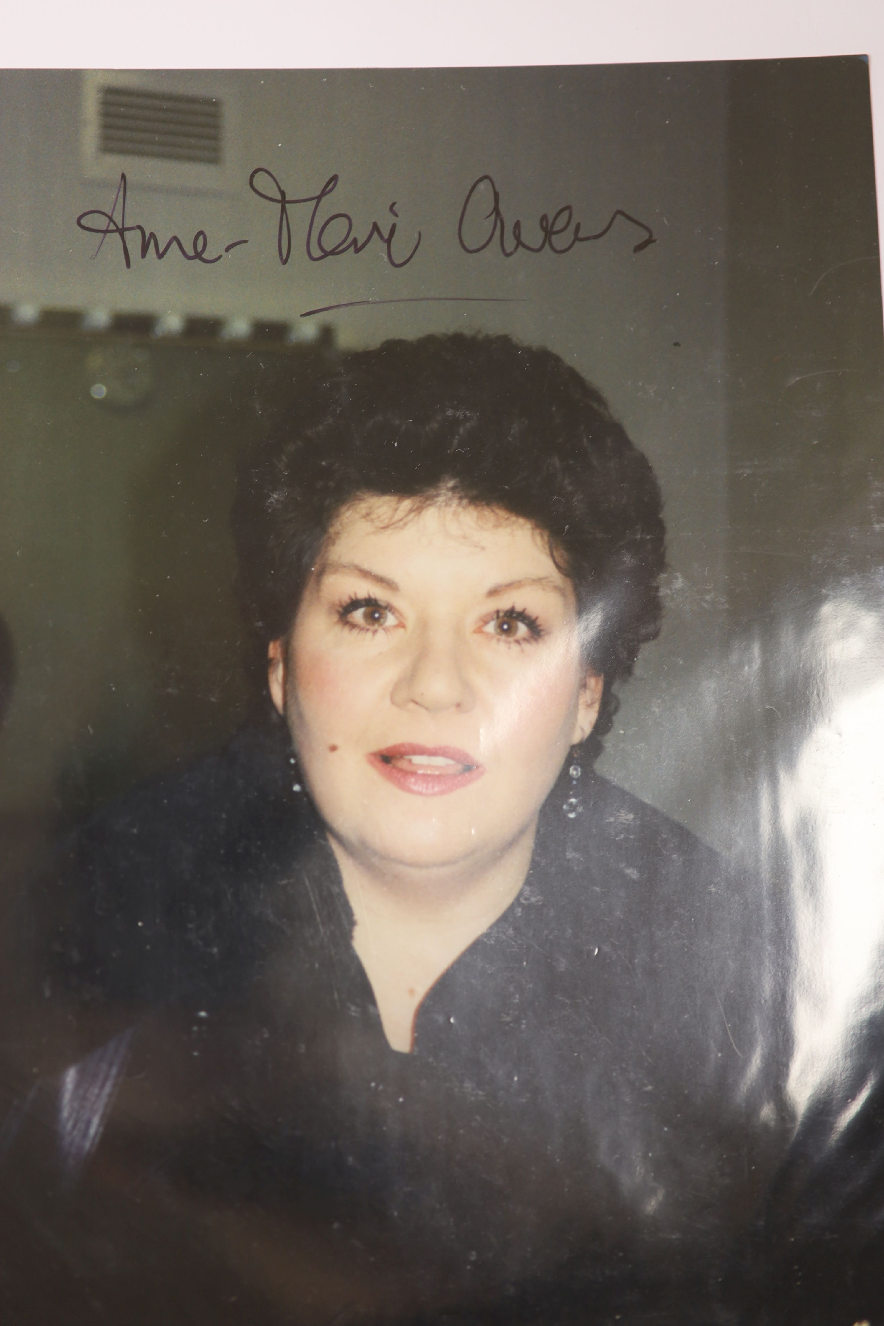 Album of more than 100 signed photographs of classical music singers, instrumentalists and conductors